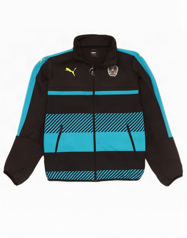 Giacca da tuta da uomo Puma Large, colore nero, poliestere sportivo