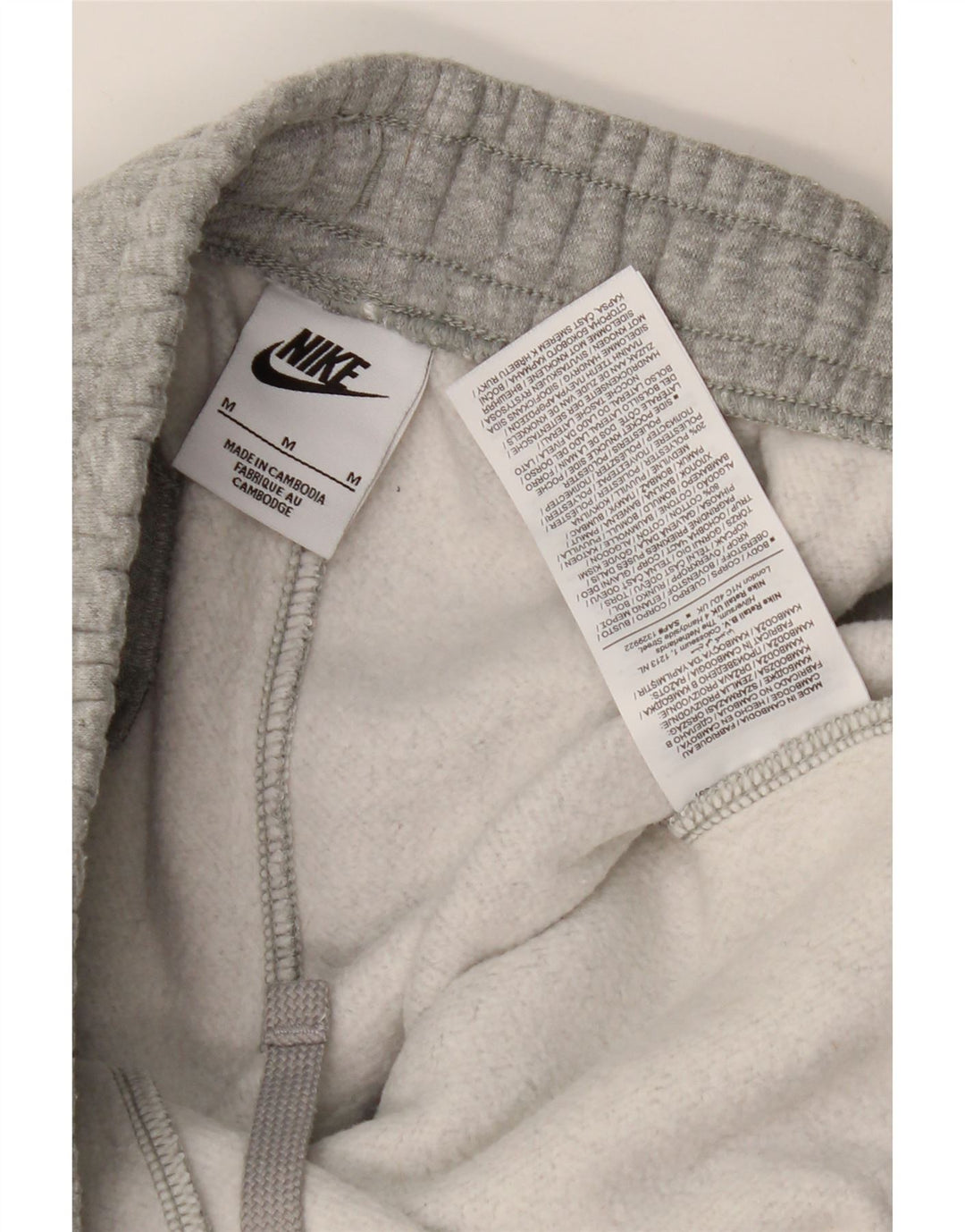 NIKE Pantaloni da tuta da uomo Joggers Cotone mélange grigio medio