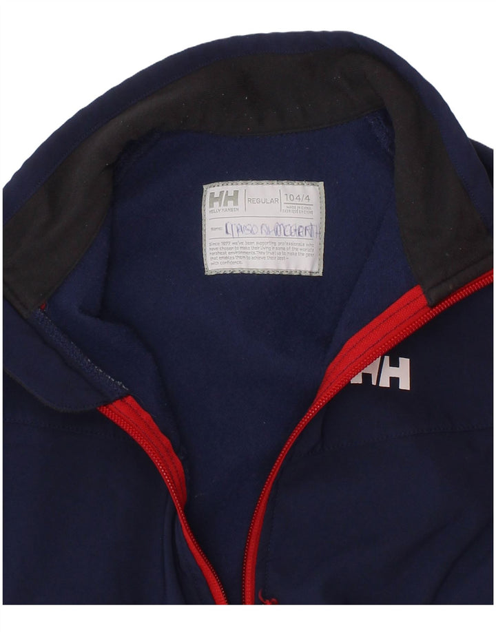 Giacca da tuta da ragazzo Helly Hansen 3-4 anni in poliammide blu navy