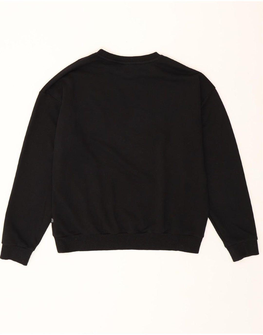 PUMA Womens Graphic Sweatshirt Jumper UK 16 Large Black Cotton Vintage Puma and Second-Hand Puma from Messina Hembry 