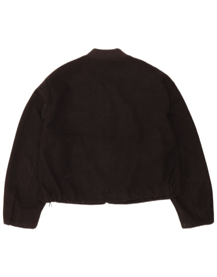 Giubbotto bomber oversize da donna Zara UK 14 poliestere nero medio