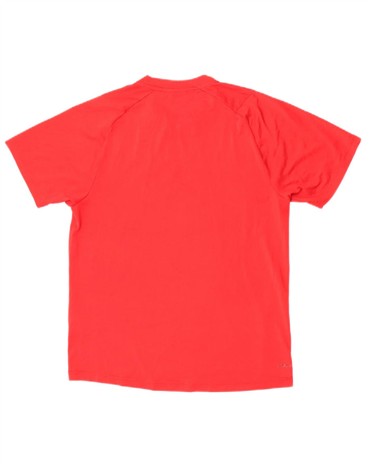 T-shirt grafica da uomo Adidas Top piccola rossa in poliestere