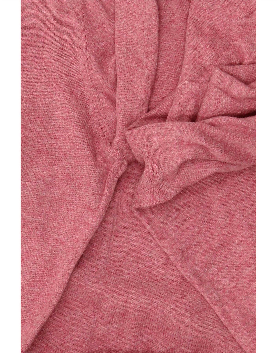Maglione Zara da uomo con scollo a V in cotone rosa medio