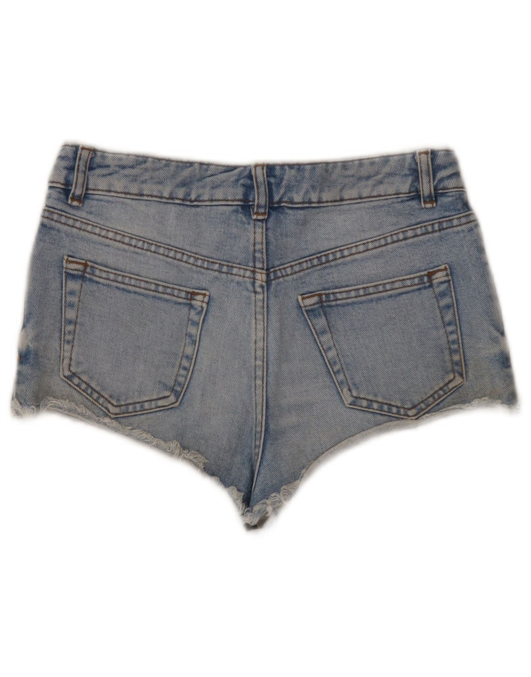 Pantaloncini di jeans da donna Topshop W26 piccolo cotone blu