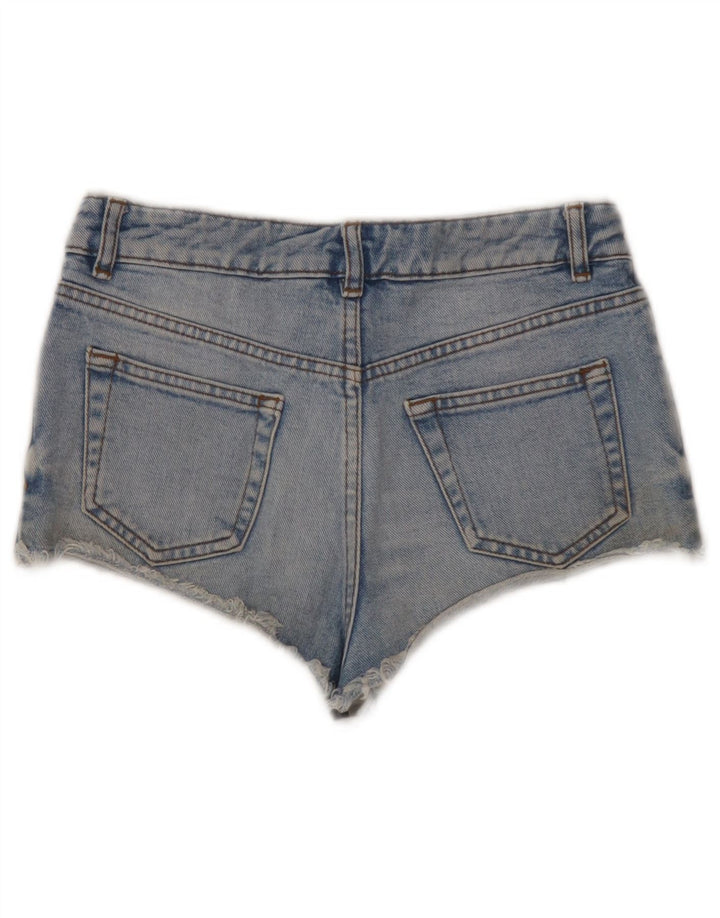 Pantaloncini di jeans da donna Topshop W26 piccolo cotone blu