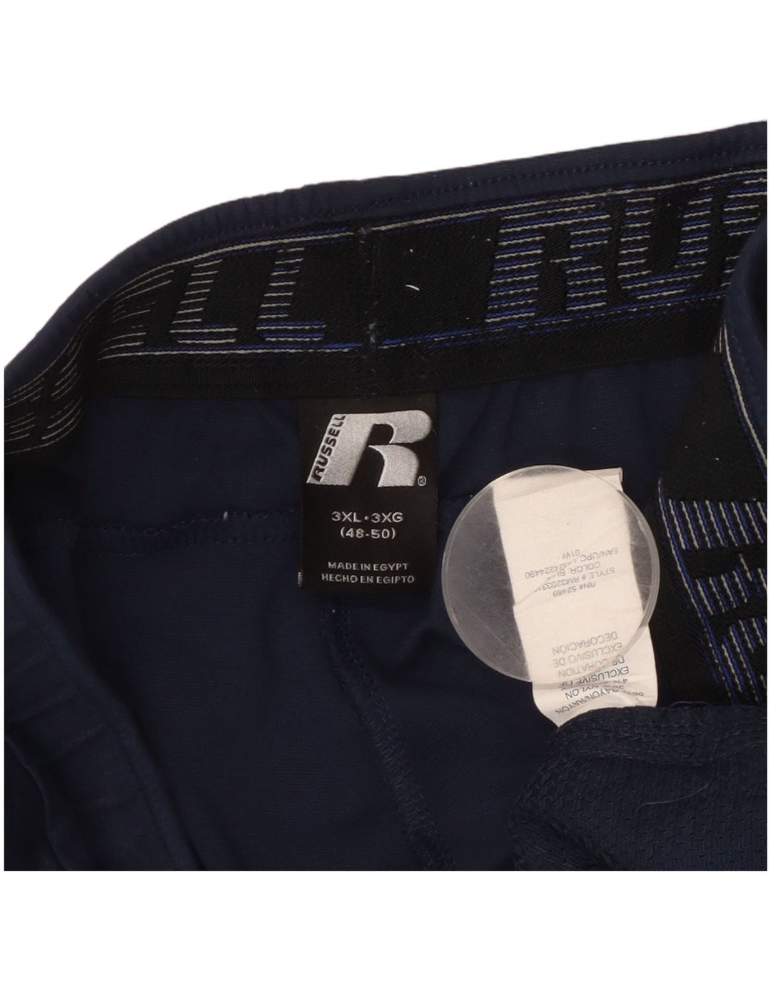 Pantaloni da tuta da uomo Russell Athletic 3XL Rayon blu navy