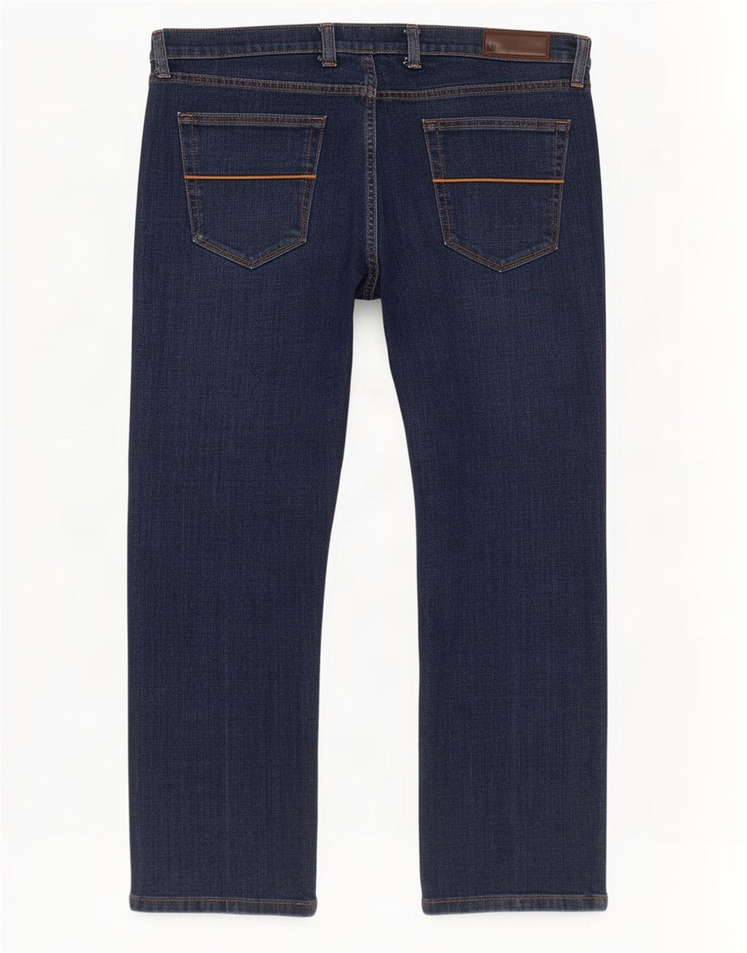 Jeans dritti regolari da uomo Marks & Spencer W38 L29 cotone blu