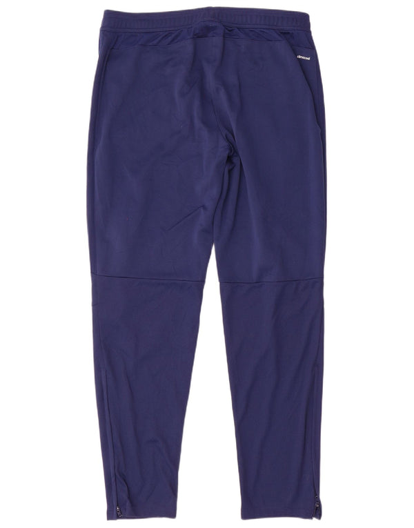 Pantaloni della tuta Adidas Climacool da donna UK 20/22 XL poliestere blu navy