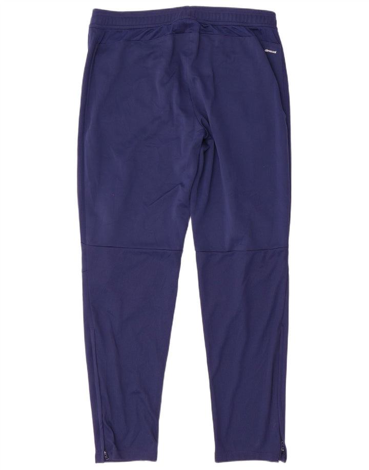 Pantaloni della tuta Adidas Climacool da donna UK 20/22 XL poliestere blu navy