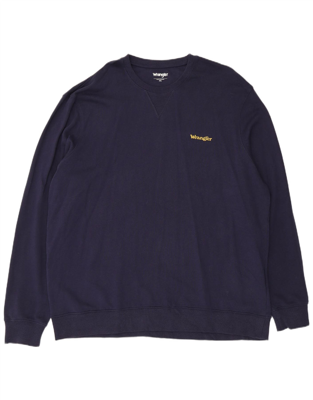 Felpa da uomo Wrangler maglione 2XL cotone blu navy