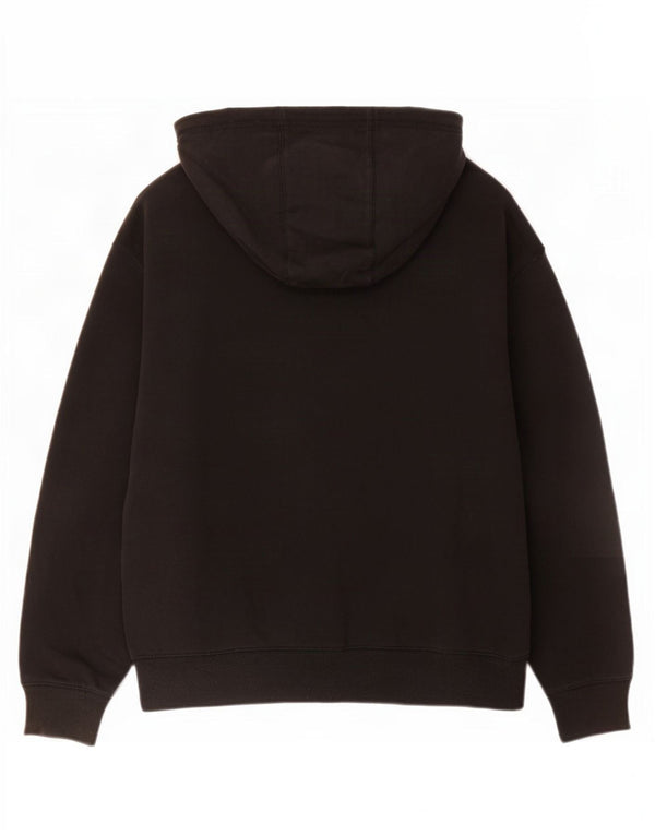 Felpa con cappuccio grafica da uomo Champion XL in cotone nero