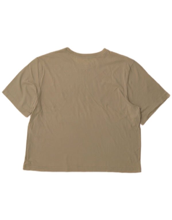 T-shirt grafica corta da donna NIKE Top UK 14 verde medio