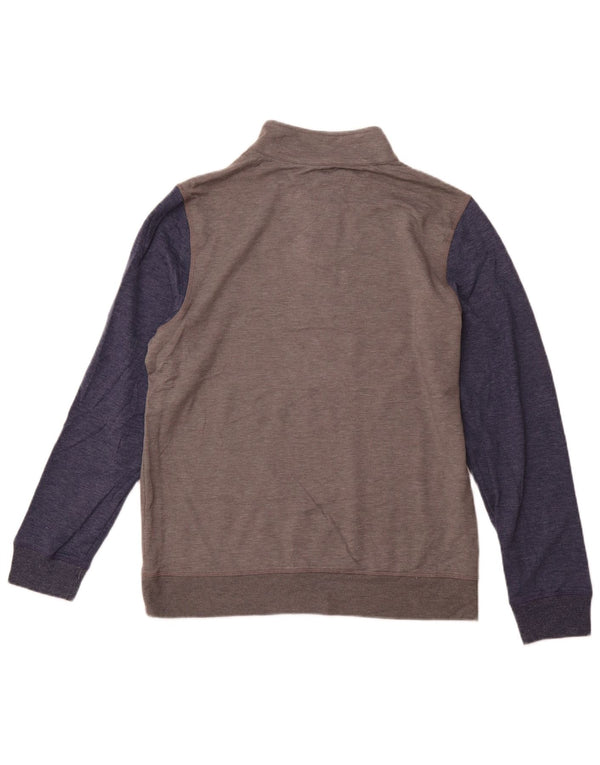 NFL Mens Denver Broncos Sweatshirt Jumper Large Grey Colourblock