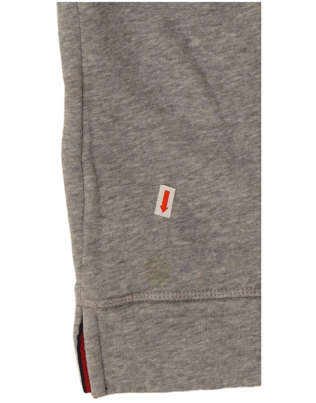 TOMMY HILFIGER Maglione con cappuccio grafico oversize da donna UK 14 Grigio medio