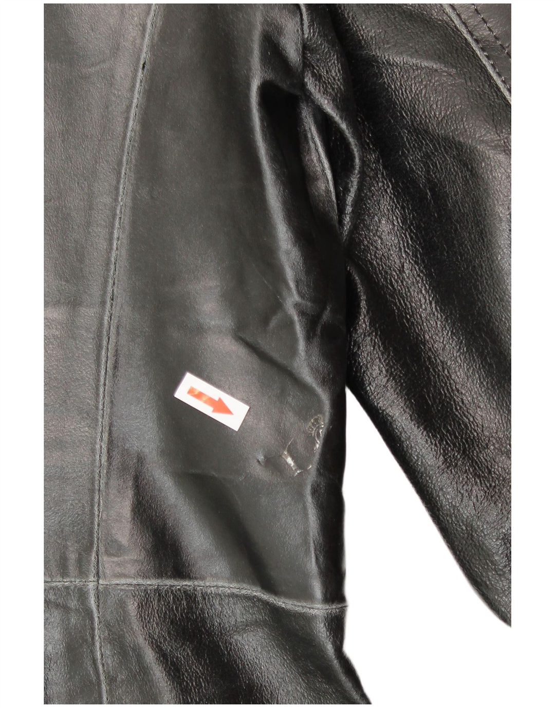 Cappotto in pelle da uomo Davin UK 40 grande in pelle nera