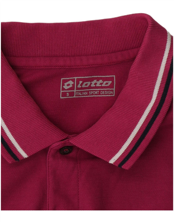 Polo da uomo Lotto piccola rosa