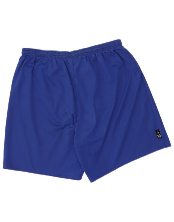 Pantaloncini sportivi Adidas da uomo grandi in poliestere blu