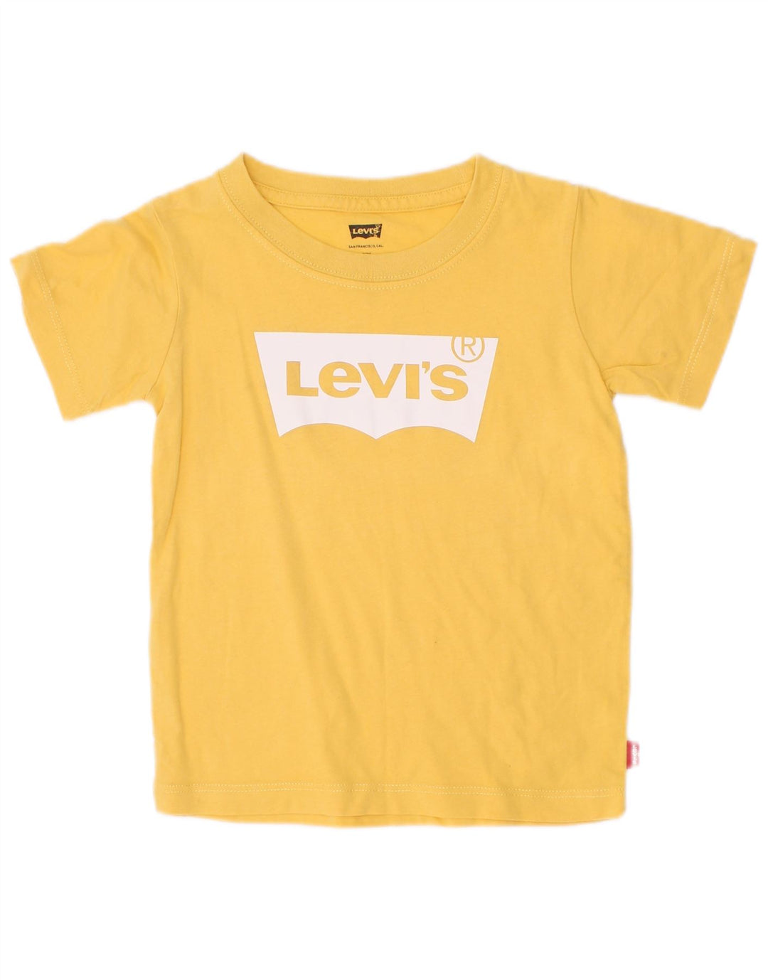 T-shirt grafica per ragazzi Levi's Top 2-3 anni gialla