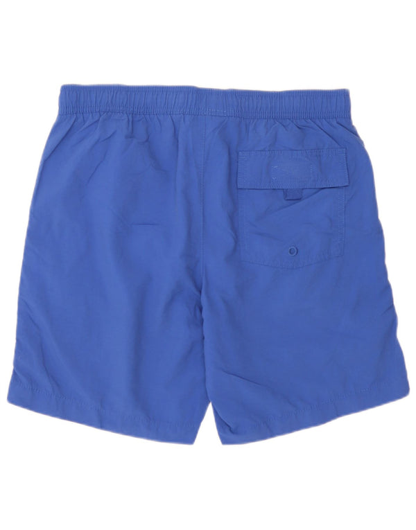Pantaloncini da bagno grafici da uomo Champion Small blu in poliammide