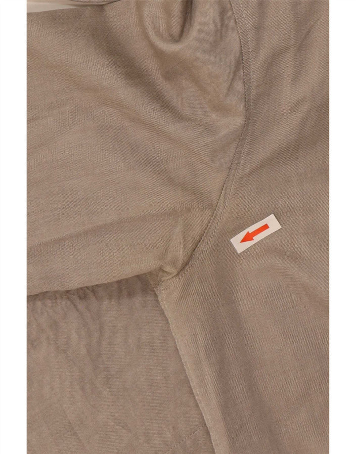 Camicia da uomo Hugo Boss piccola in cotone grigio