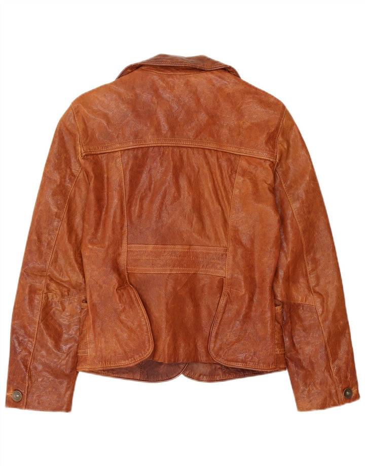 Giacca in pelle da donna KOCCA UK 10 piccola in pelle marrone