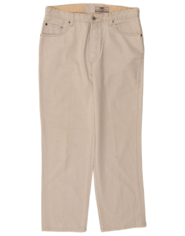 Levi's Uomo 901 Pantaloni casual dritti W34 L27 Cotone Beige