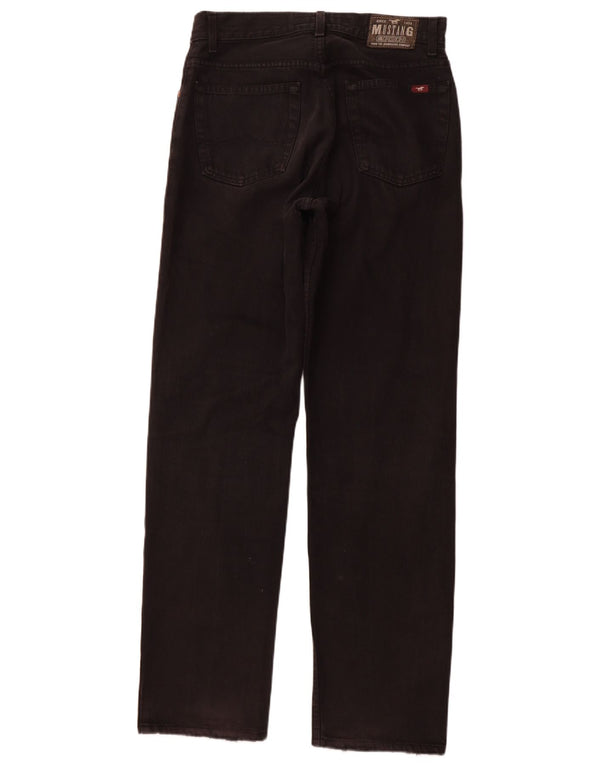 Mustang Jeans dritti da uomo Oregon W31 L32 cotone nero