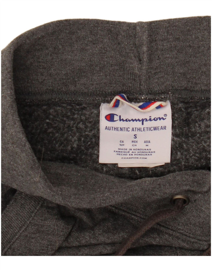 CHAMPION Pantaloni da tuta con grafica da donna Joggers UK 10 Small Grigio