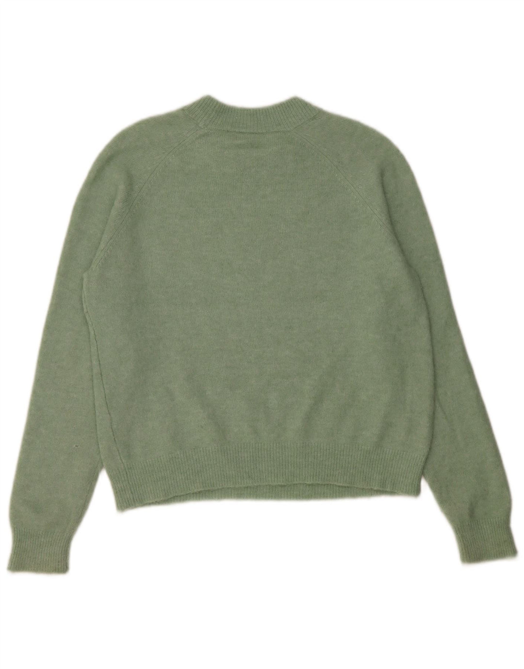 Maglione girocollo oversize da donna Zara UK 10 piccolo verde