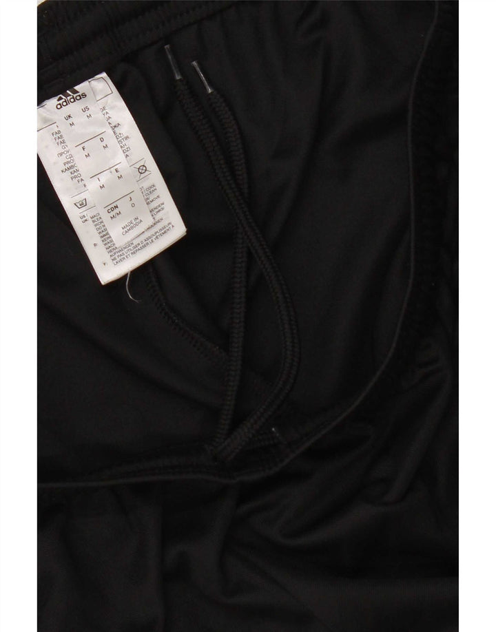 Pantaloncini sportivi da uomo Adidas medi neri in poliestere