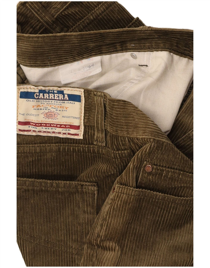 Pantaloni dritti da uomo in velluto a coste CARRERA W44 L30 Verde