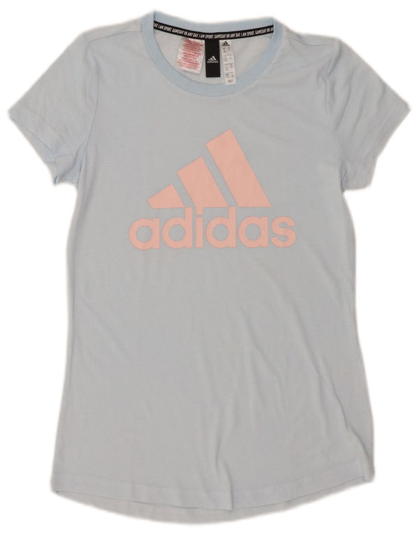 Maglietta grafica Adidas per bambina 14-15 anni XL Blu