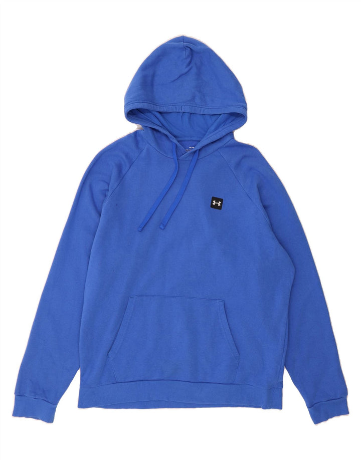 UNDER ARMOUR Mens Hoodie Jumper XL Blue Cotton Vintage Under Armour and Second-Hand Under Armour from Messina Hembry 