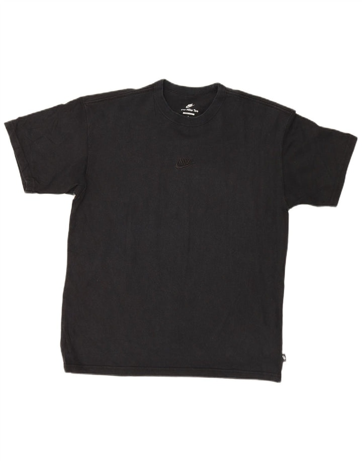 T-shirt grafica da uomo Nike Loose Fit, top in cotone nero medio