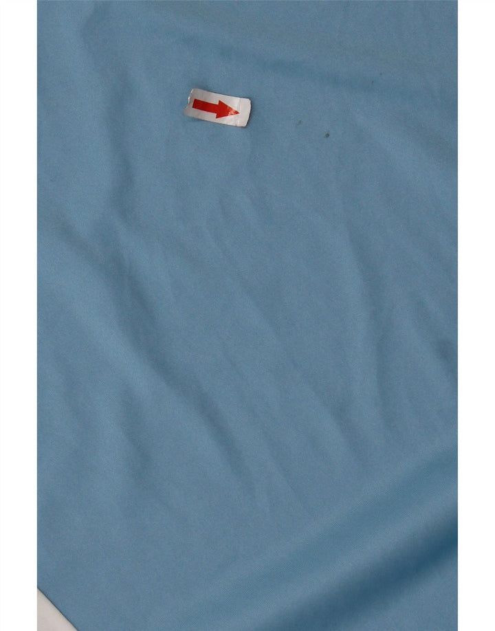 T-shirt grafica Adidas da uomo Climalite Top piccolo in poliestere color block blu
