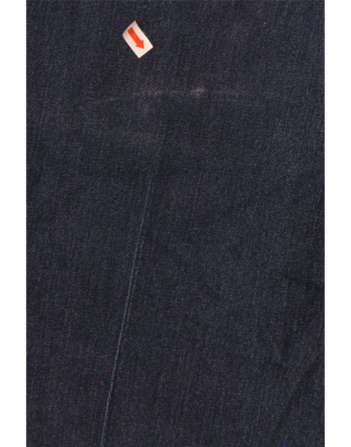 Jeans Capri da donna a vita media LEE Riders US 14 Large W34 L19 Blu Navy