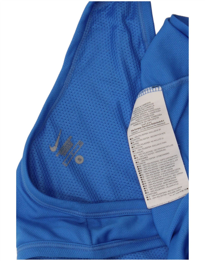 Canotta Nike da donna UK 8 Small blu poliestere