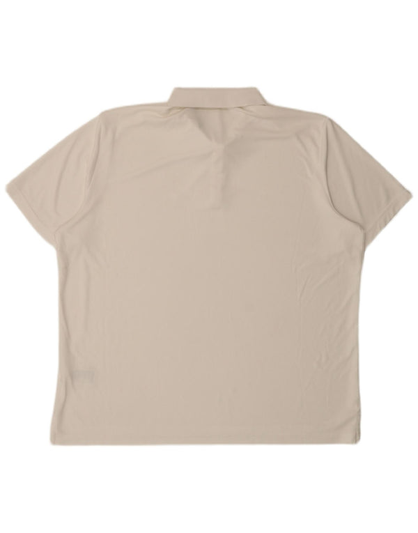 Polo Adidas da uomo 2XL poliestere bianco