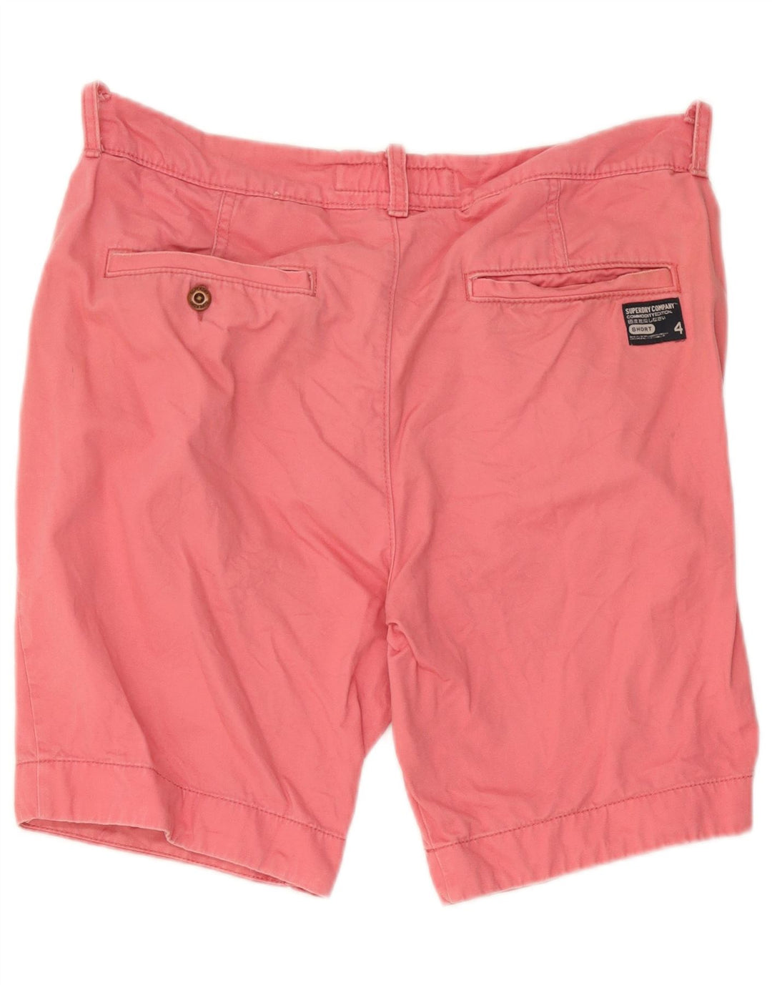 Pantaloncini chino da uomo Superdry XL W38 in cotone rosa