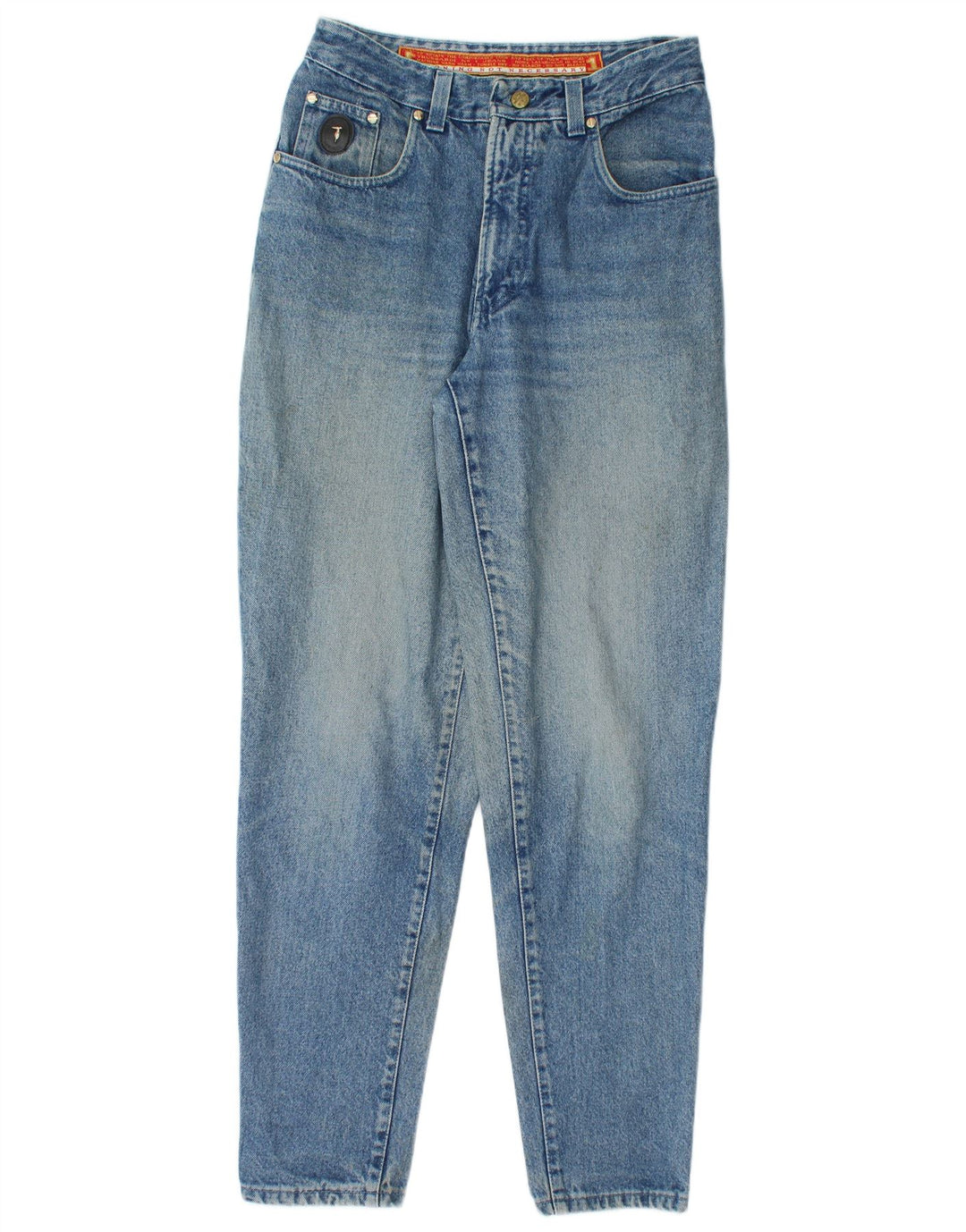 Jeans TRUSSARDI Donna Tapered W33 L30 Blu Cotone