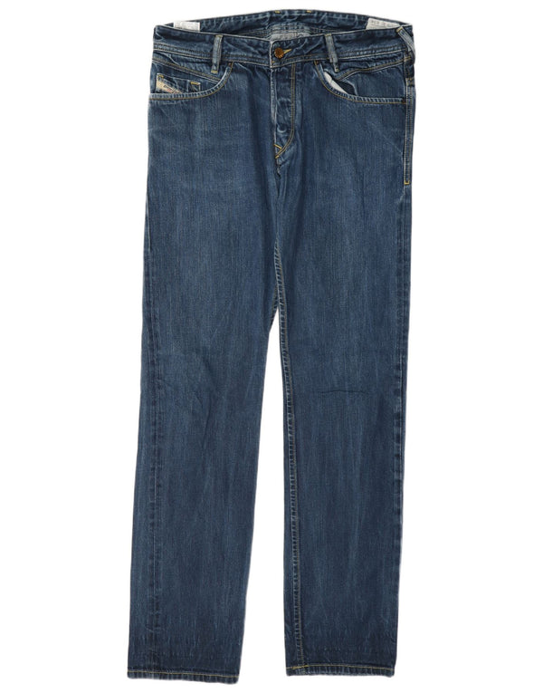 Jeans dritti da uomo Diesel Poiak W31 L34 cotone blu