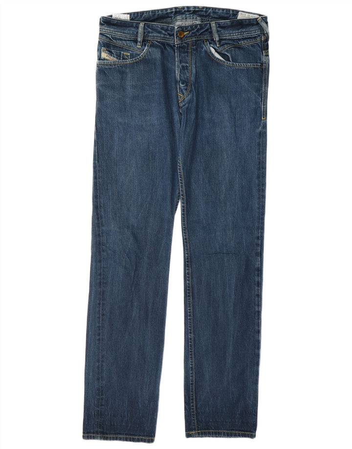 Jeans dritti da uomo Diesel Poiak W31 L34 cotone blu