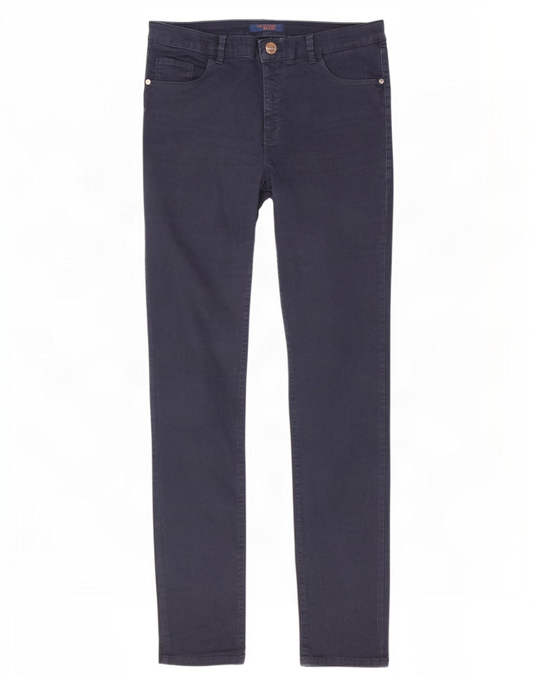 Pantaloni Casual Slim Donna Trussardi W33 L32 Blu Navy