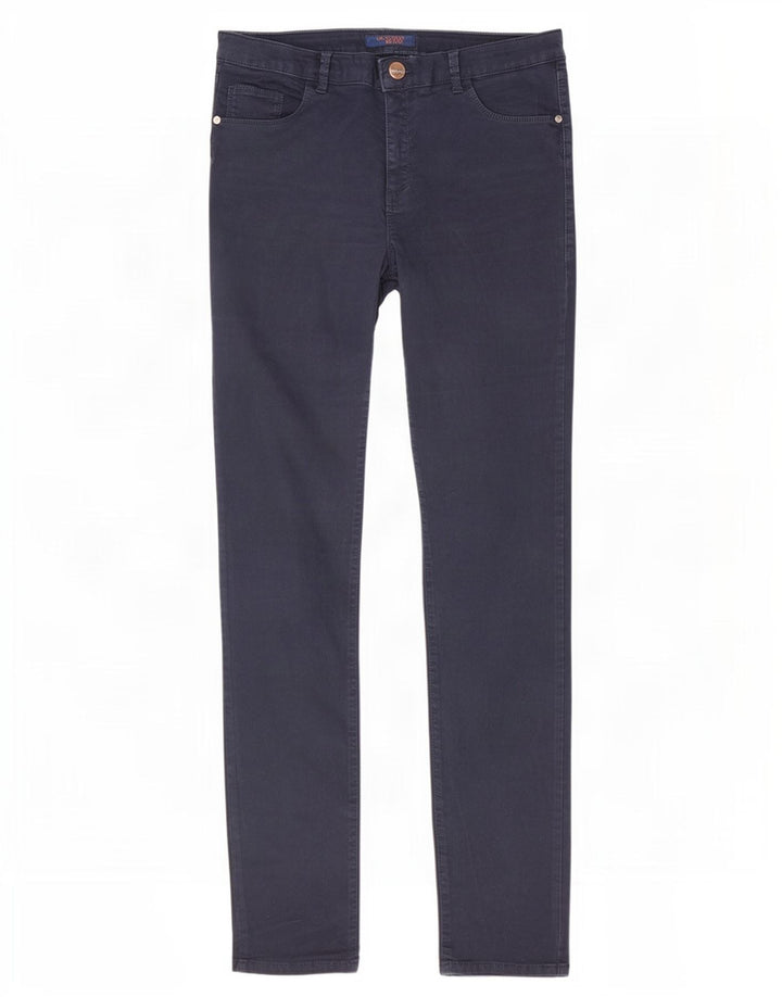 Pantaloni Casual Slim Donna Trussardi W33 L32 Blu Navy