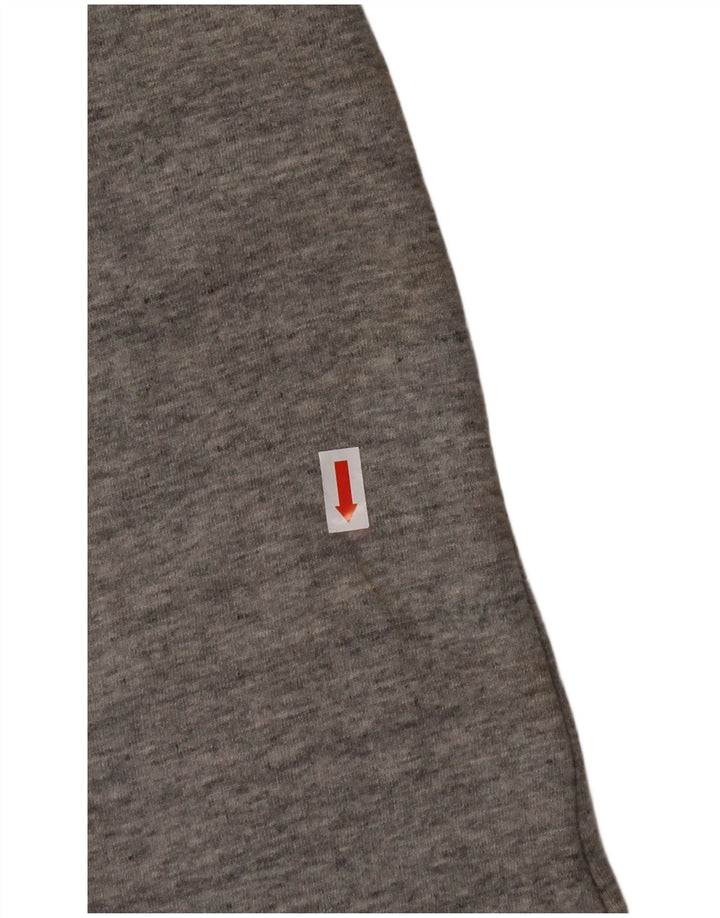 JACK WILLS Maglione oversize con cappuccio da donna UK 10 piccolo cotone grigio