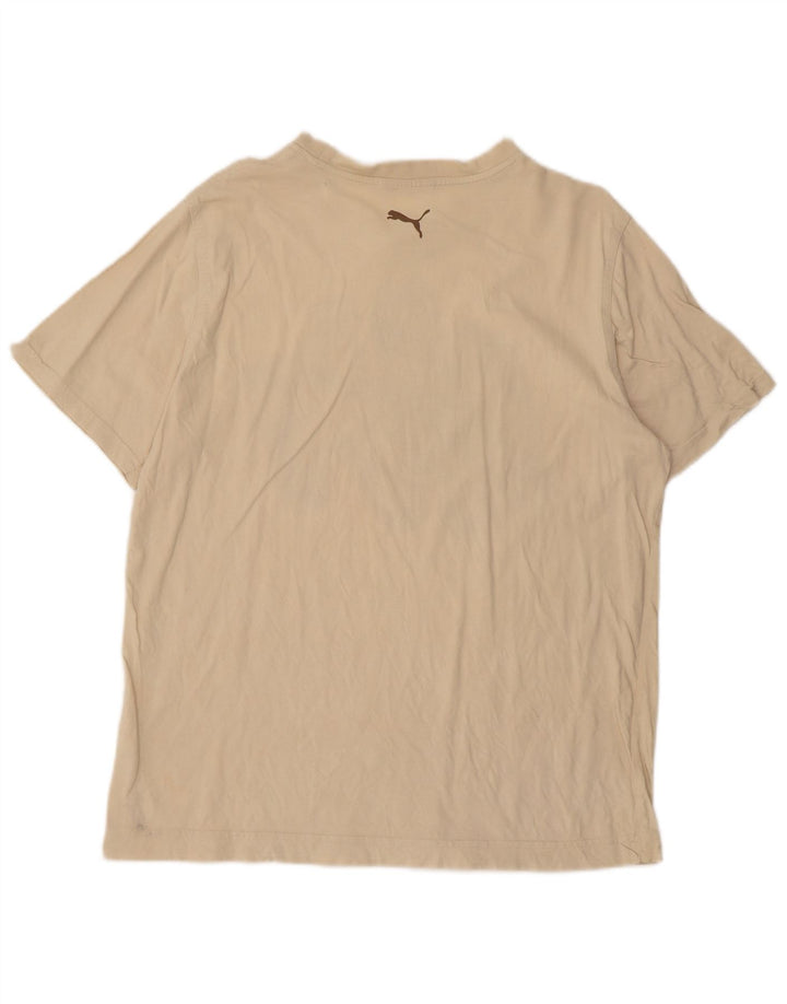 T-shirt grafica da uomo Puma Large Beige