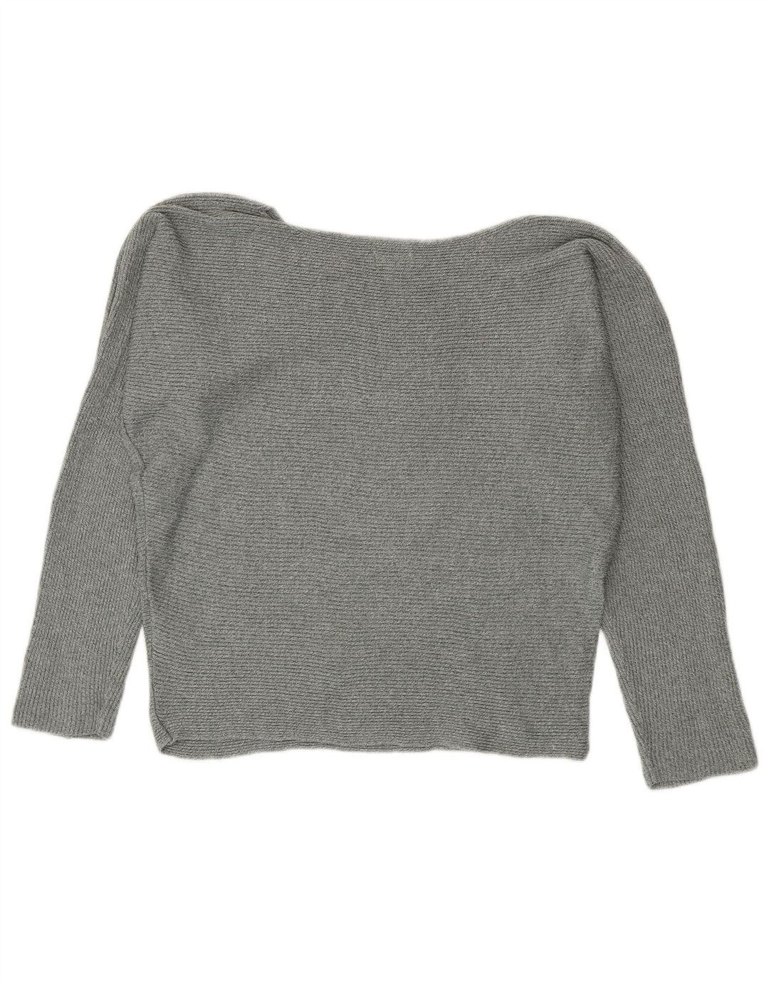Maglione maglione con scollo a barca da donna Mustang UK 14 Cotone grigio medio