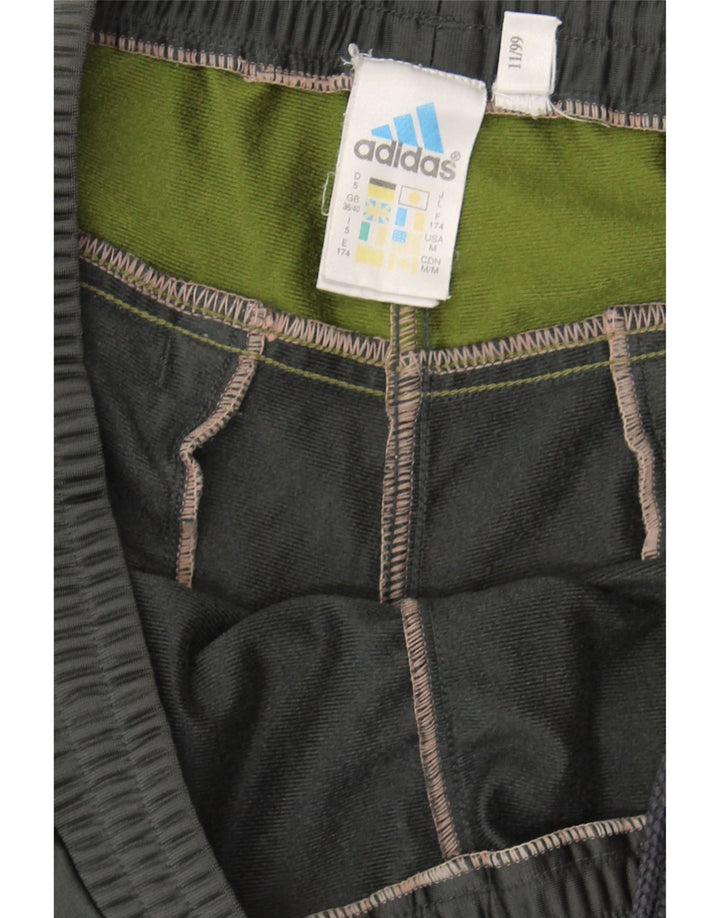 ADIDAS Mens Sport Shorts UK 38/40 Medium Khaki Colourblock Polyester Vintage Adidas and Second-Hand Adidas from Messina Hembry 
