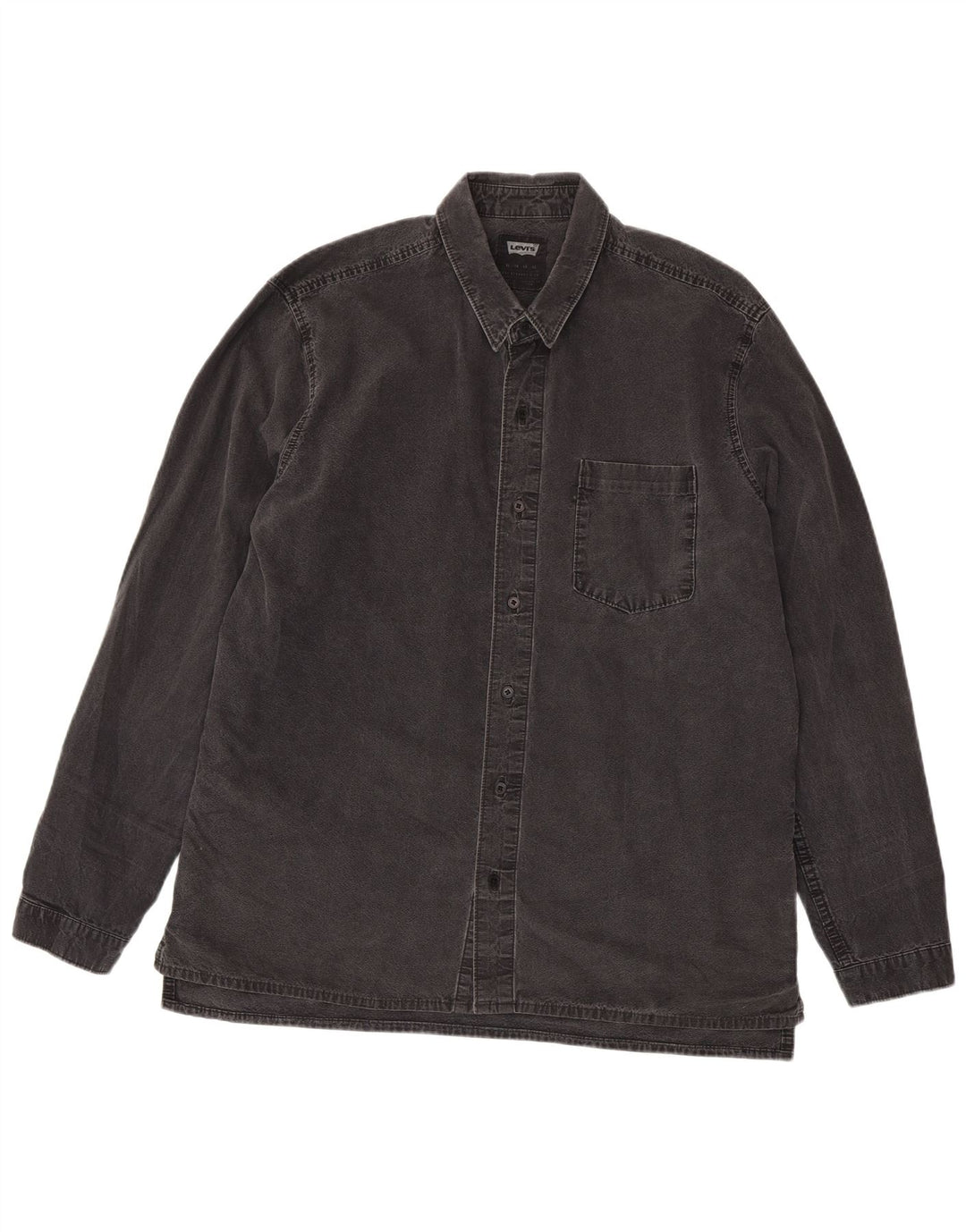 Camicia di jeans da uomo Levi's XL in cotone grigio