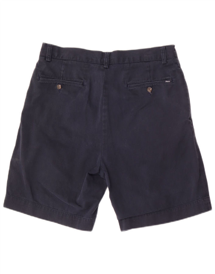 Pantaloncini chino con pegging da uomo Polo Ralph Lauren W31 blu navy medio